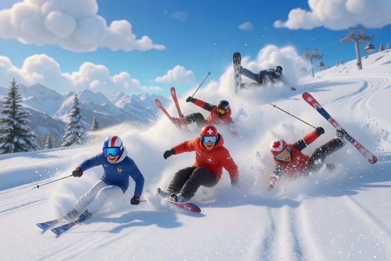 🎿⚽️🗻Only Two Remain: France and Switzerland Carry the League of Mountain Nations into the World Cup Quarter-finals🗻⚽️🎿