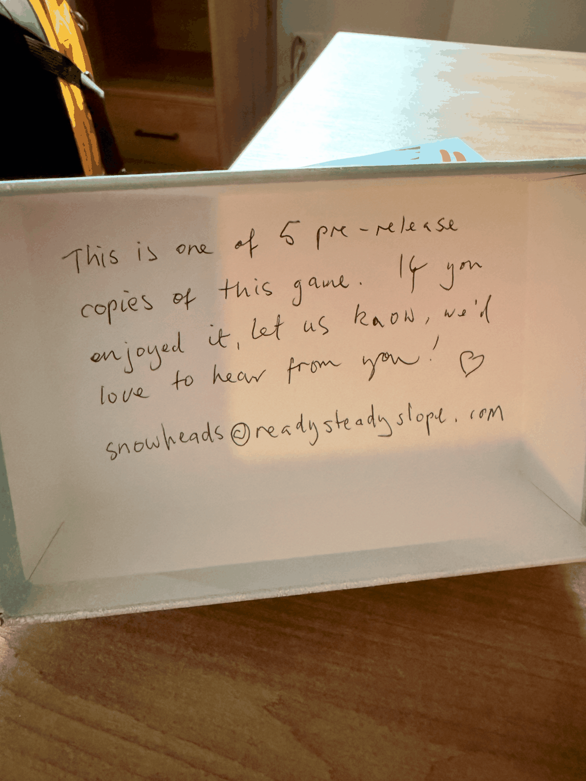 Our digital message in a bottle!