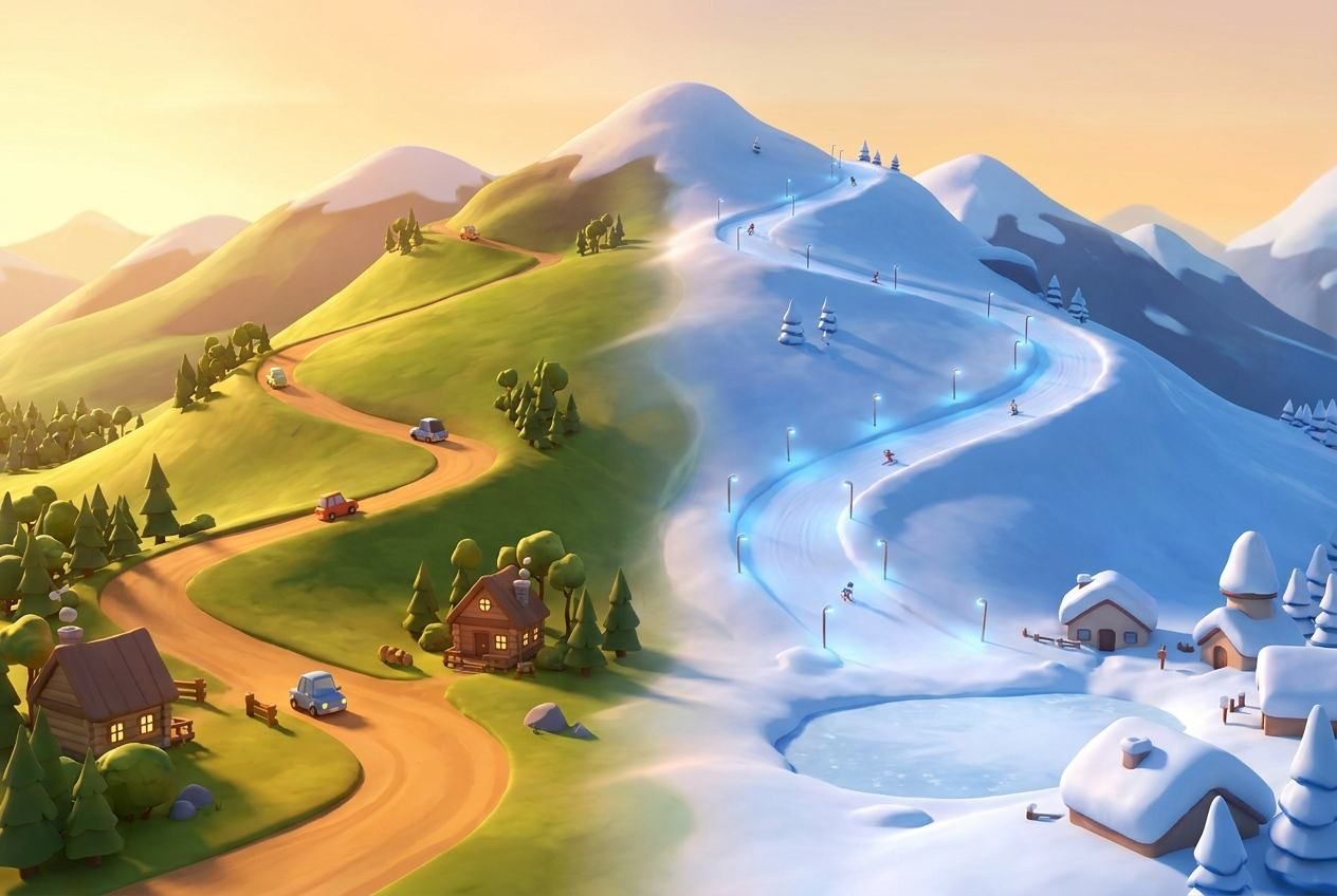 🚴🏂 The Peloton Is About to Climb Our Longest Black Run 🏂🚴